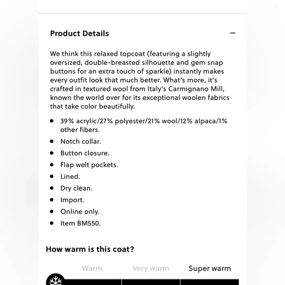 J. Crew Collection Italian Relaxed Brushed Topcoat - Picture 5 of 5